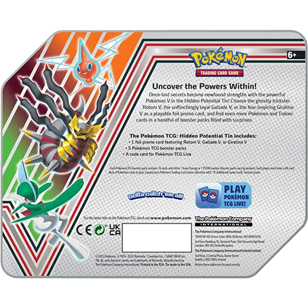 pokemon trading card games hidden potential tin giratina v Tins (Set of 3) The Best Modern Horizons Variant:Virtue and Valor Catch