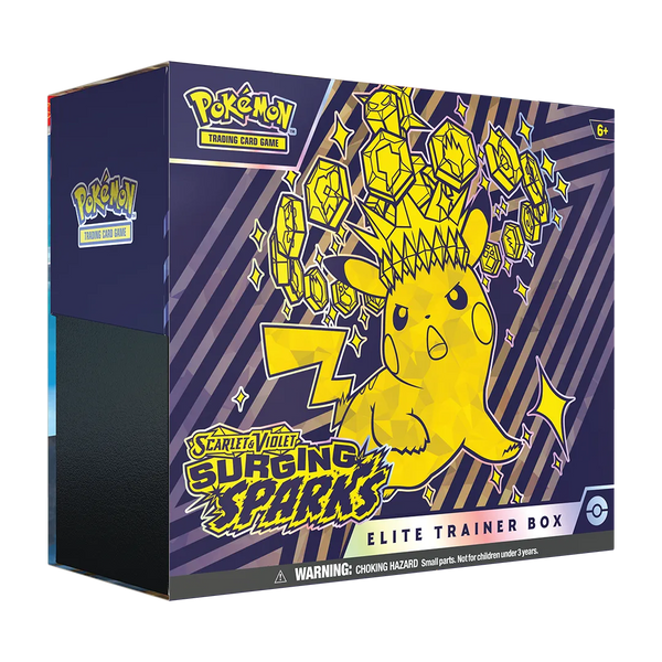 Scarlet & Violet: Surging Sparks - Elite Trainer Box - Iconic Evolution